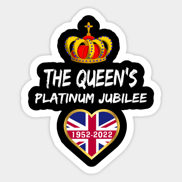 Queen Platinum Jubilee the Queen's 2022 Celebration Sticker by khalid12